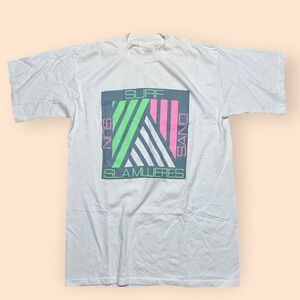 Vintage 1990s Isla Mujeres Surf T Shirt Men’s XL White Vtg 90s